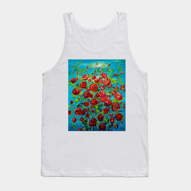 Red roses Tank Top by NataliaShchip